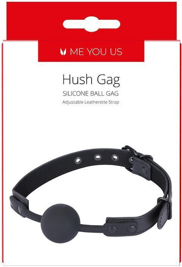 Me You Us Hush Gag Φίμωτρο σε Μαύρο Χρώμα