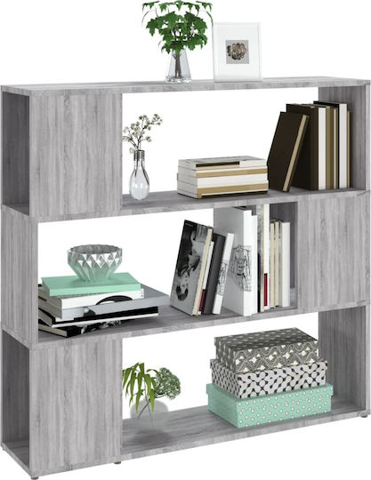 Bibliothek Grau 100x24x94cm