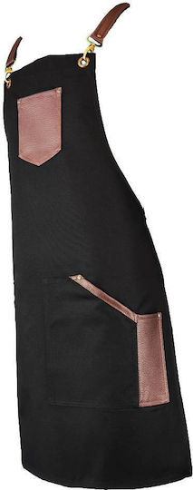 Fabrik Ποδιά Barista / Barkeeper Ganzkörper Schwarz