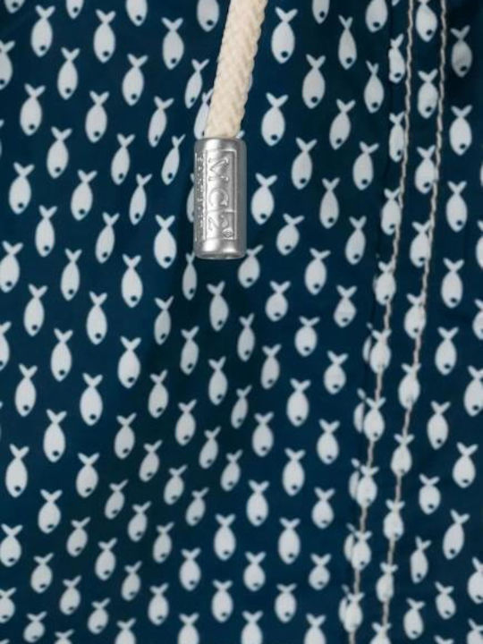 Men's Swimwear Shorts Blue with Patterns