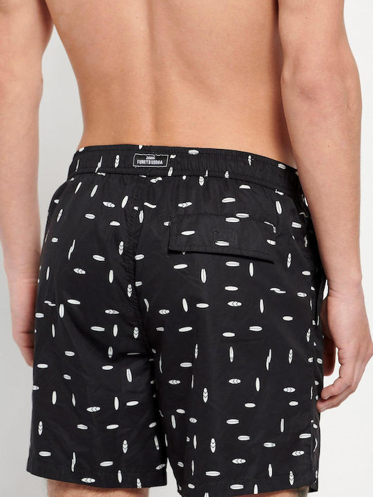 Funky Buddha FBM007-02716 Men's Swimwear Shorts Black
