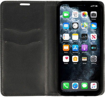 Powertech Magnet Elite Synthetic Leather Book Black (iPhone 14 Plus)