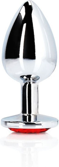 Shots Πρωκτική Σφήνα Large Silver / Ruby Red