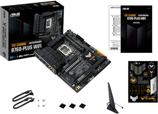 Asus TUF Gaming B760-Plus WIFI Motherboard ATX με Intel 1700 Socket 90MB1ER0-M0EAY0
