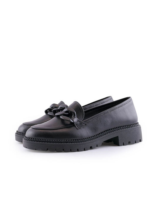 Stefania Damen Loafers in Schwarz Farbe