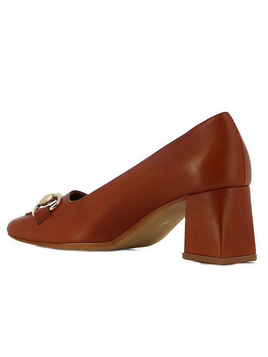 Fratelli Petridi Tabac Brown Low Heels