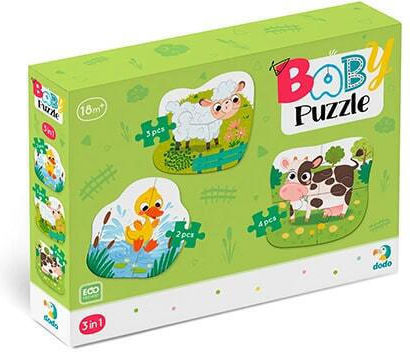 Детски Пъзел Farm Animals за 1.5++ Години 9бр Dodo