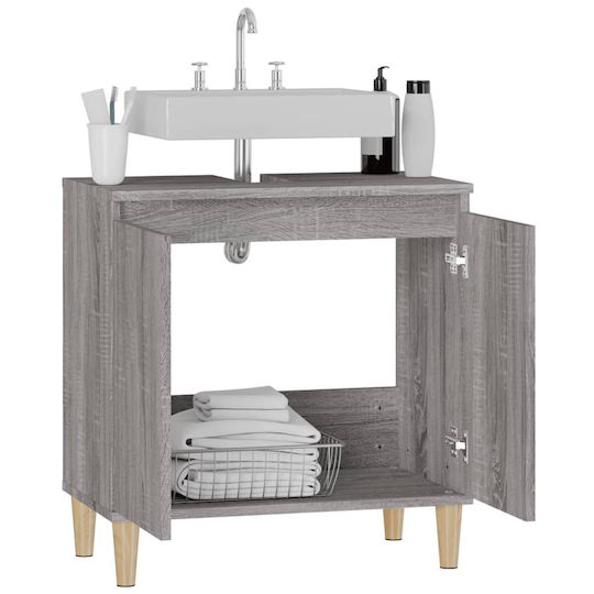 vidaXL Πάγκος χωρίς Νιπτήρα Μ58xΒ33xΥ60cm Sonoma