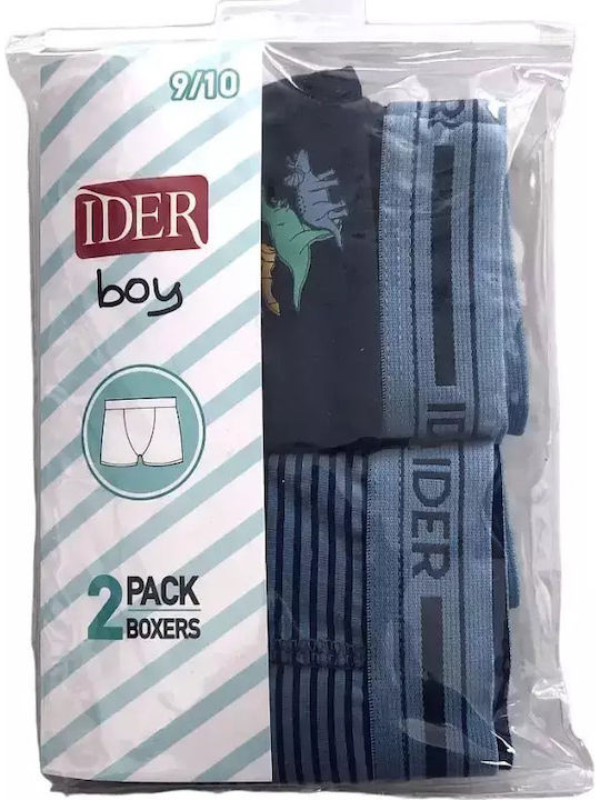 IDER Kinder-Set mit Boxershorts Blau 2Stück