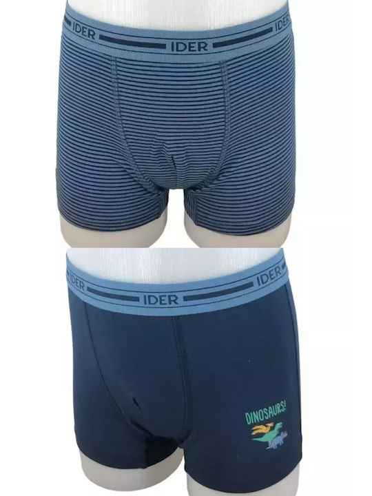 IDER Kinder Set mit Boxershorts Blau 2Stück