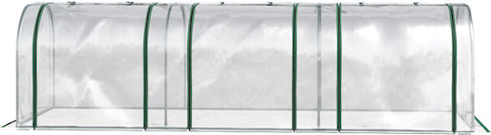 Outsunny Tunnel Greenhouse Tunnel with Metal Frame 2.95x1x0.8m