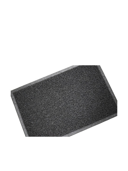 Front door mat Luxor 12 Anthracite 60x90