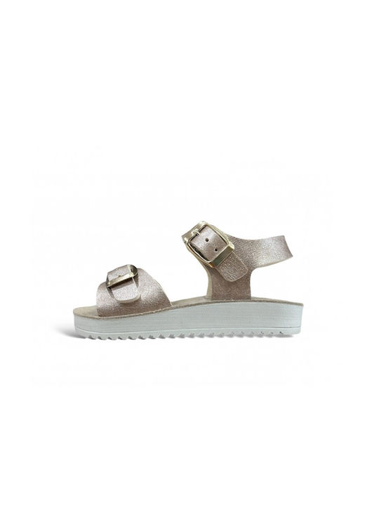 ALEGRIA SANDALS GIRL CHAMPAGNE