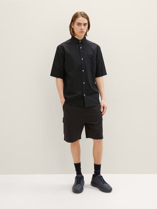 Tom Tailor Men's Shorts Cargo Black