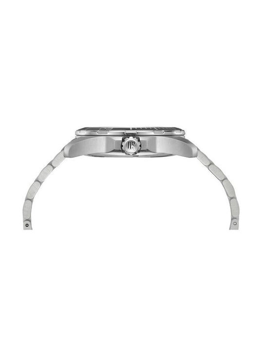 DS Action Ceas Bărbătesc 43 mm Cu Baterie Argintiu