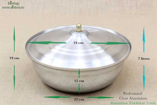Semi-Druckkocher Aluminium Kapazität 7Es