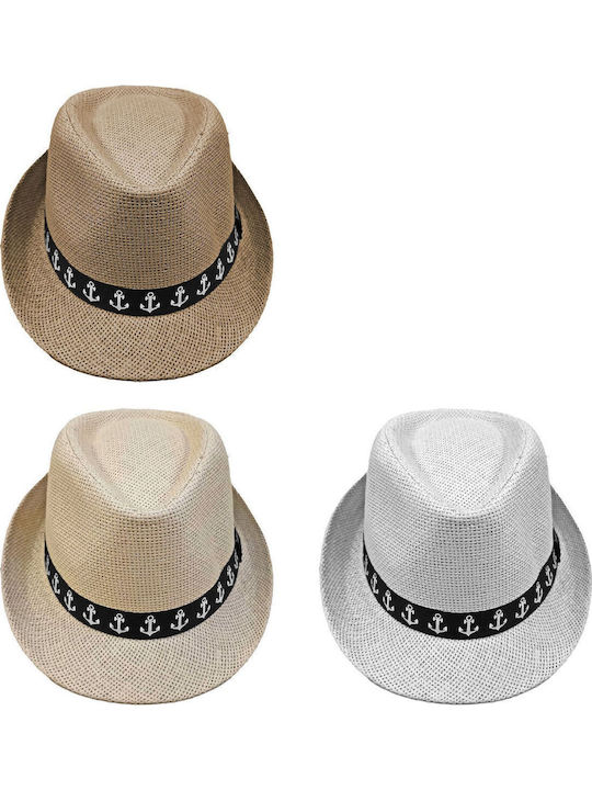 Summertiempo Men's Hat Fedora White