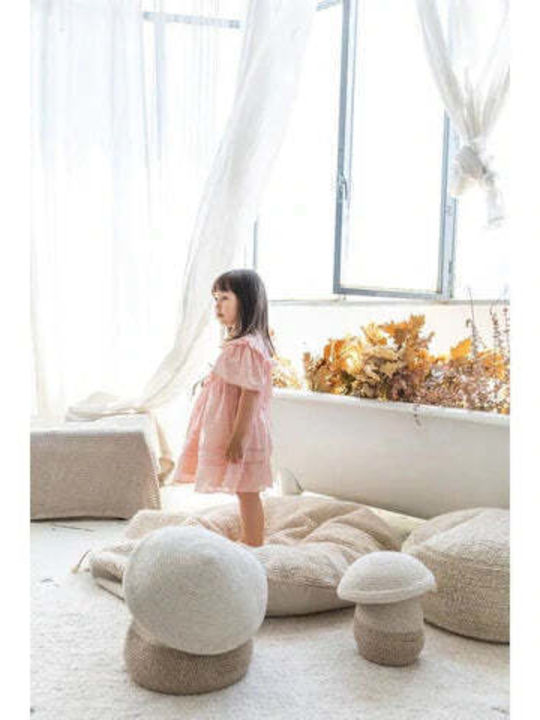 Lorena Canals Детска кошница за съхранение от плат Mama Mushroom Бежов 33x33x38см 1бр