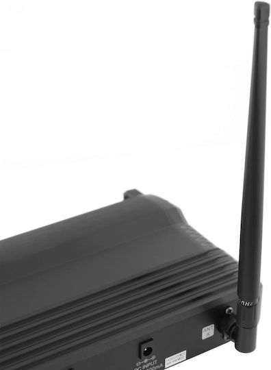 MAC MAH UHF100M Комплект Безжично Кондензаторен Микрофон Ръчно изработено за Вокали в Черен Цвят