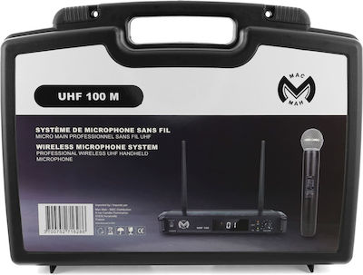 Wireless Condenser (Large Diaphragm) Microphone MAC MAH UHF100M Handheld Voice