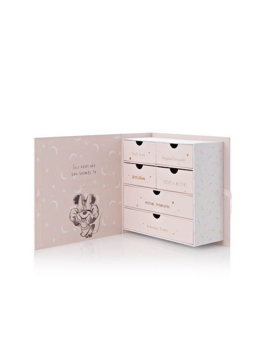 Disney Kinder Aufbewahrungsbox aus Pappe Minnie Rosa 24x23x10cm 1Stück