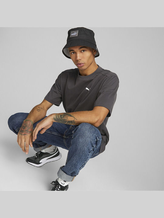 PUMA Υφασμάτινo Ανδρικό Καπέλο Στυλ Bucket Μαύρο