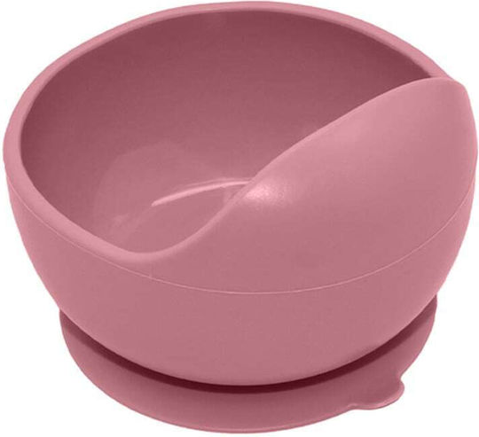 Petite & Mars Bol pentru copii Take & Match din silicon Roz