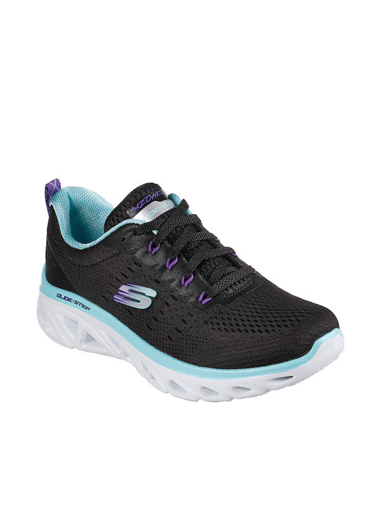 Skechers Glide-Step Γυναικεία Sneakers Μαύρα