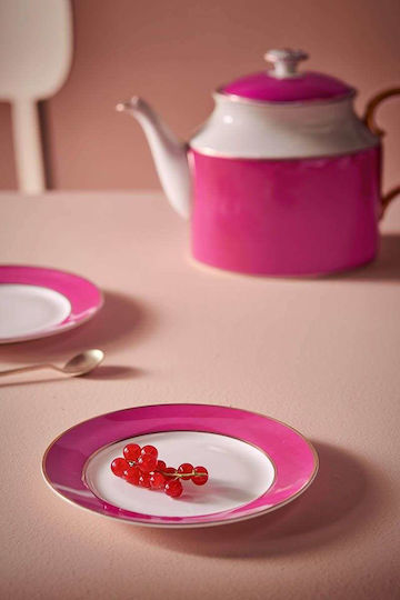 PiP Studio Chique Πιάτο Γλυκού από Πορσελάνη Gold-Pink με Διάμετρο 17cm PiP Studio Chique Πιάτο Γλυκού από Πορσελάνη Gold-Pink με Διάμετρο 17cm