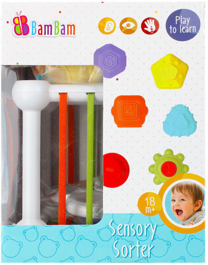 BamBam Παιχνίδι Ταξινόμησης Σχημάτων Sensory Sorter με Ήχους για 18+ Μηνών