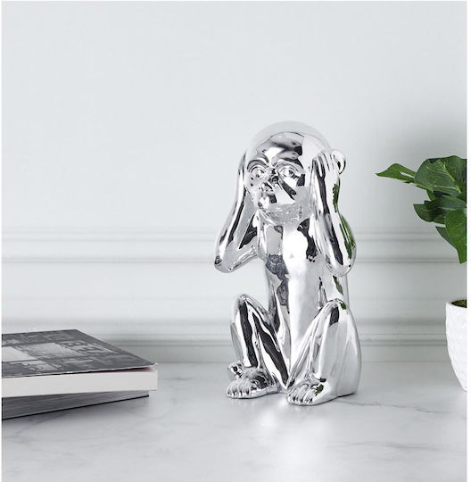 The Home Deco Factory Decorative Monkey made of Ceramic 17x15x28cm 1pcs