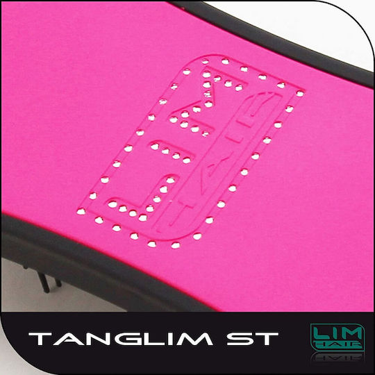 Lim Hair Tanglim Strass Display Βούρτσα Μαλλιών Φούξια