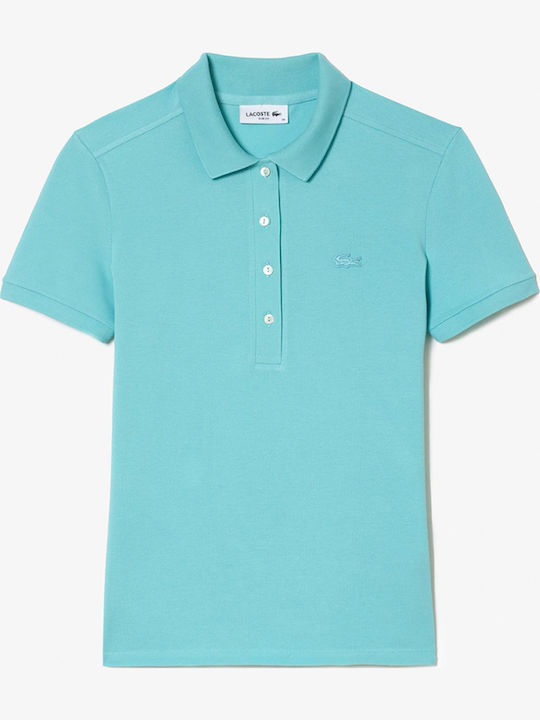 Bluze Damă Polo Mâneci Scurte Turcoaz