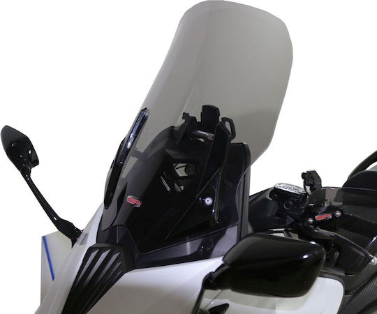 GPK Motorcycle Windshield & Windscreen Tinted Visor for Yamaha T-Max 530 52cm 2015-2018 192404012014