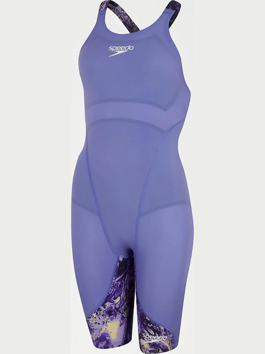 Speedo Fastskin LZR Ignite Kneeskin 13437H574 Женски Състезателен Една част Бански за плуване Лилав