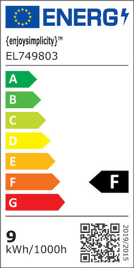 Elvhx Λάμπα LED 8.8W για Ντουί E27 και Σχήμα G95 Θερμό Λευκό 806lm