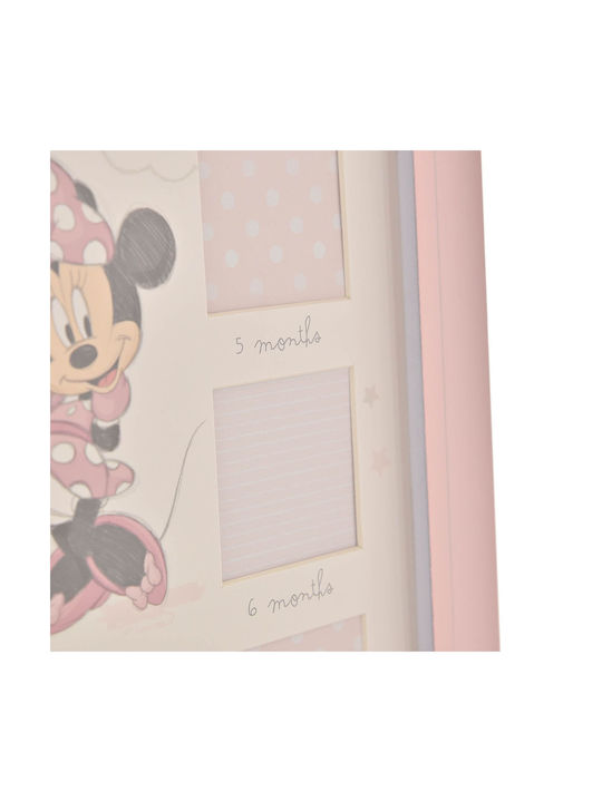 Disney Minnie Cadru de poze pentru copii Rama foto Lemn Roz 28x28cm