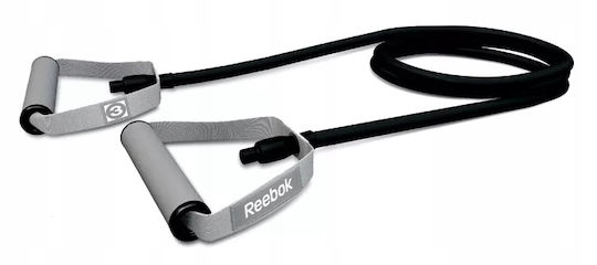Reebok Expander Resistance Лента за фитнес Gymtube Черен