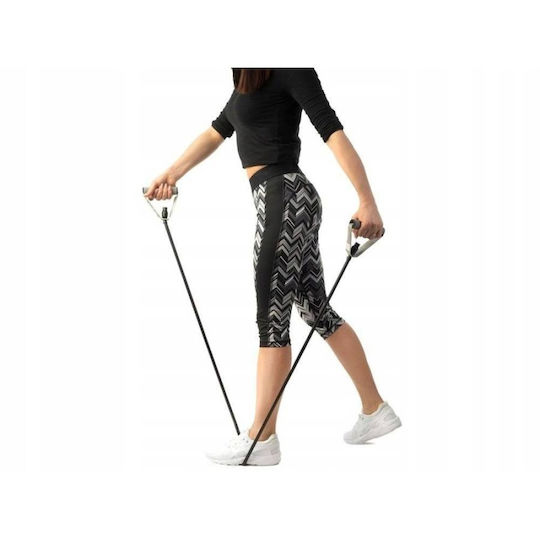 Reebok Expander Resistance Лента за фитнес Gymtube Черен
