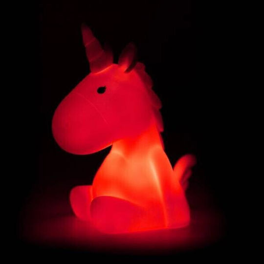 Dhink Night Light LED Unicorn Power Blue