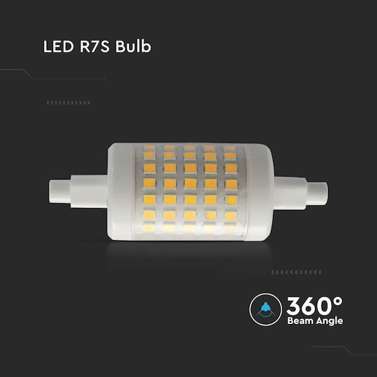 V-TAC Λάμπα LED 7W 78mm για Ντουί R7S Ψυχρό Λευκό 700lm