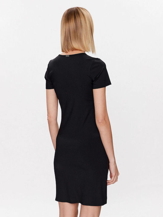 Emporio Armani Summer Mini Dress Black