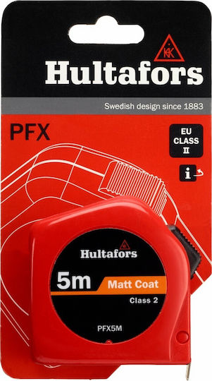 Hultafors Tape Measure with Auto-Rewind 5m