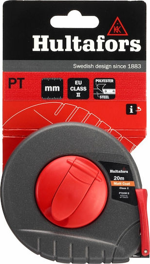 Hultafors Tape Measure with Auto-Rewind 20m