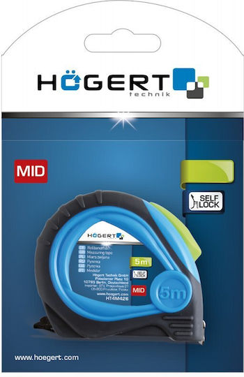 Högert Högert Tape Measure with Auto-Rewind 25mm x 5m