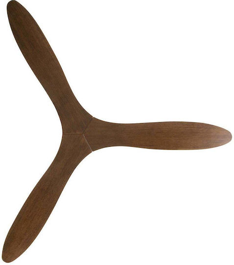 Lucci Air Whitehaven DC NL Ceiling Fan 143cm Brushed Chrome