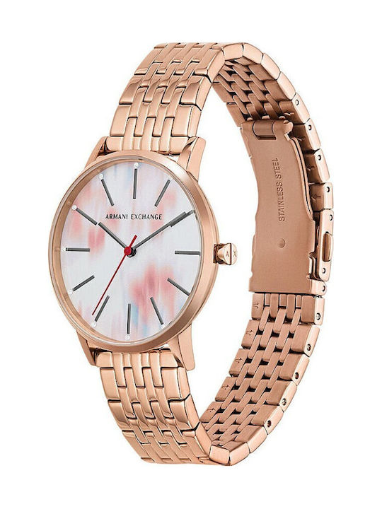 Armani Exchange Ρολόι Μπαταρίας με Μεταλλικό Μπρασελέ Armani Exchange Ρολόι Μπαταρίας με Μεταλλικό Μπρασελέ