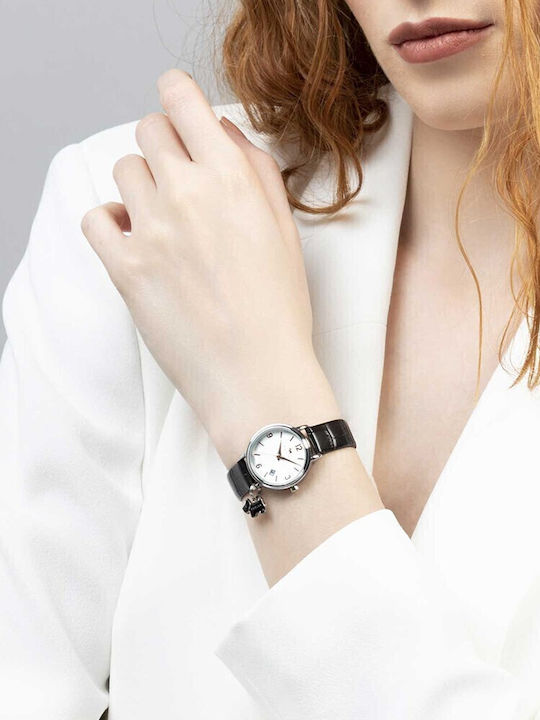 Radley Damen Uhr mit Schwarz Lederarmband