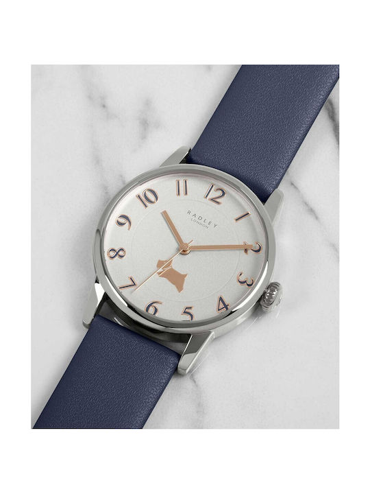 Radley Watch with Blue Leather Strap