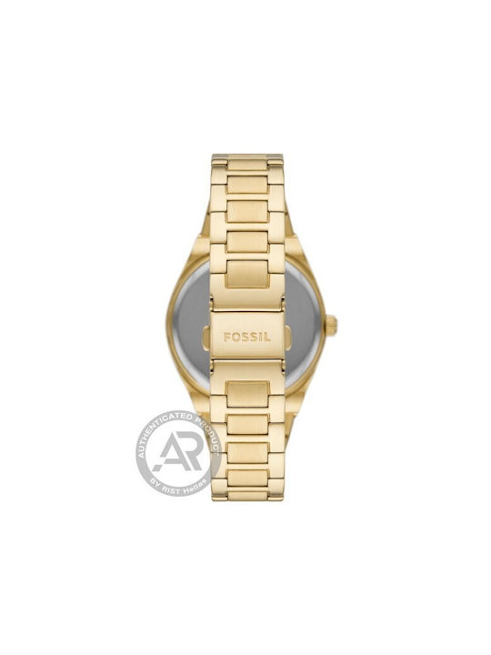 Fossil Scarlette Uhr mit Gold Metallarmband